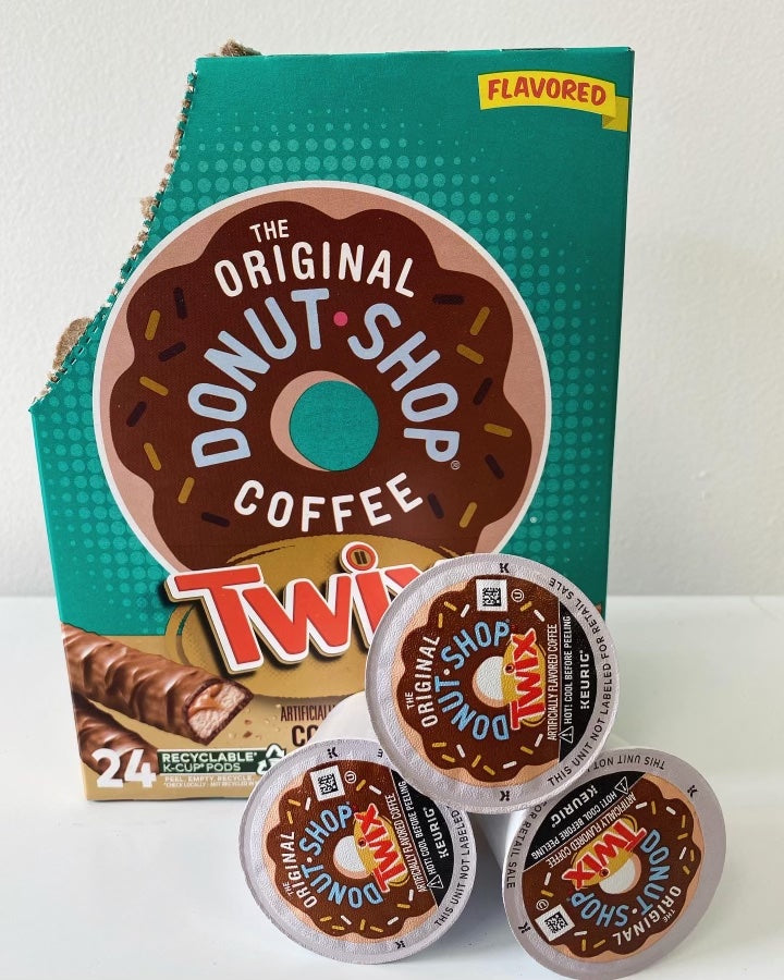 The Original Donut Shop TWIX Flavored K Cup Coffee Pod Oh So Sweet