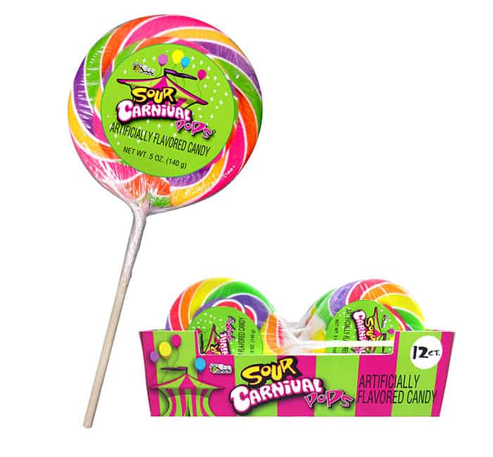 Bee Giant Carnival Sour Pop Oh So Sweet Candy