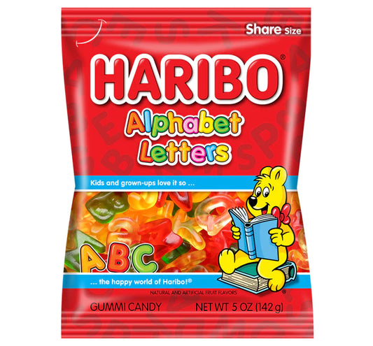 HARIBO ALPHABET LETTERS